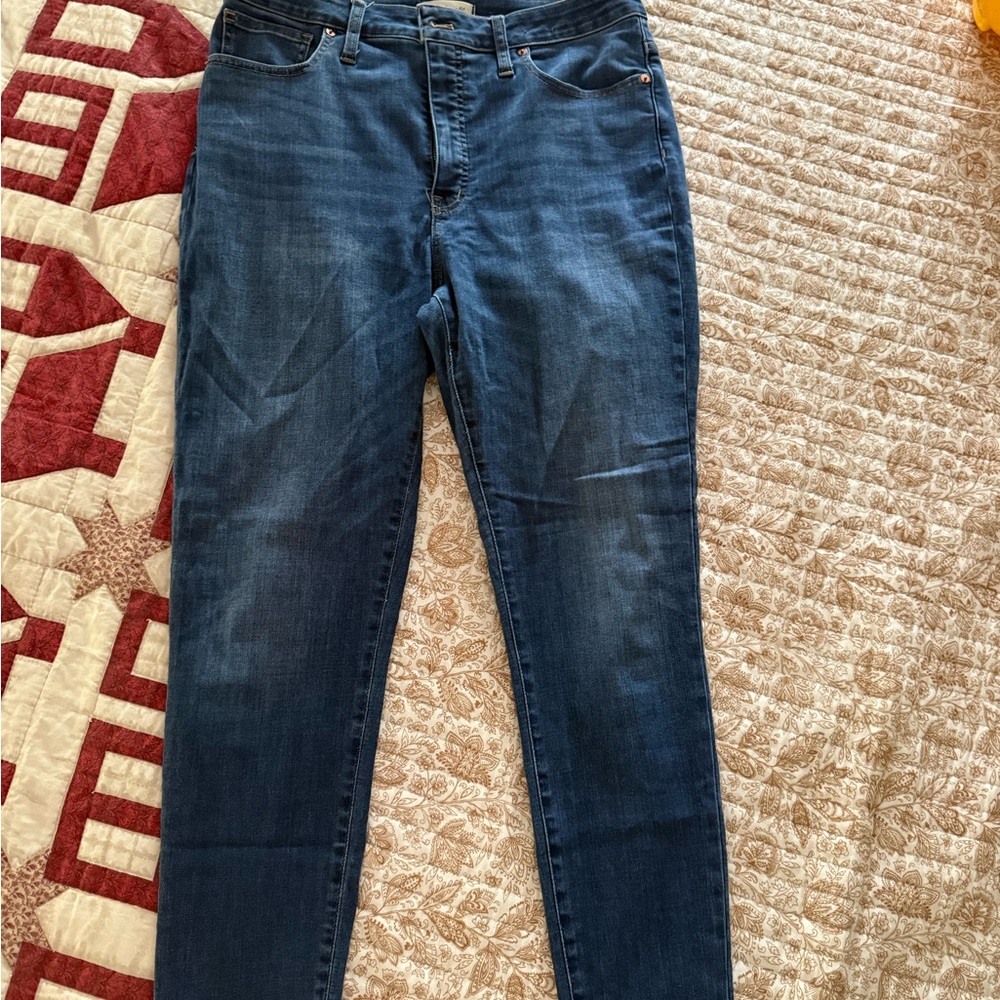 Madewell Dark Blue Skinny Jeans